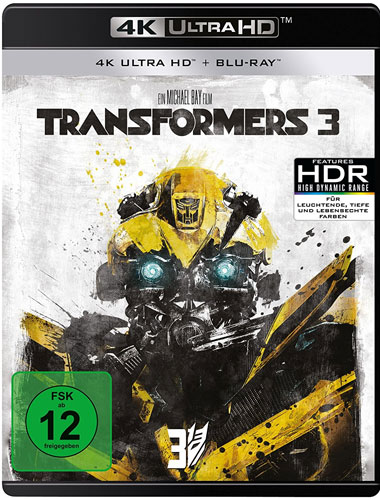 Transformers #3 (UHD+BR)  2Disc
Min: 154/DD5.1/WS   4K Ultra