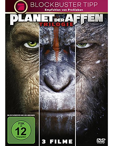 Planet der Affen:  Trilogie (DVD) 3Disc
Min:  /DD5.1/WS