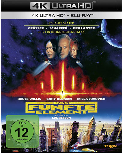 Fünfte Element, Das (UHD+BR) remastered
Min: 126/DD5.1 DTS/WS  2Disc