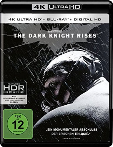 Batman:  Dark Knight Rises(UHD+BR) 2Disc
Min: 158/DD5.1/WS  +UV