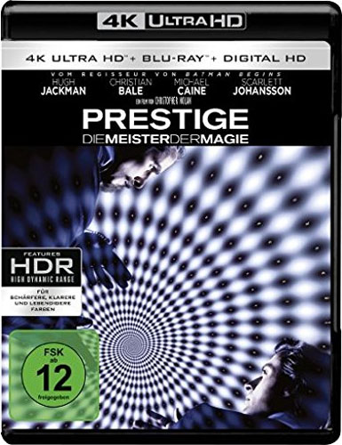 Prestige - Meister der Magie (UHD+BR)
Min: 130/DD5.1/WS  2Disc,  +UV