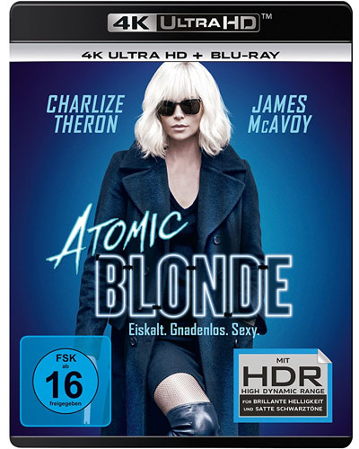 Atomic Blonde (UHD+BR)  2Disc  +UV
Min: 114/DD5.1/WS       4K Ultra