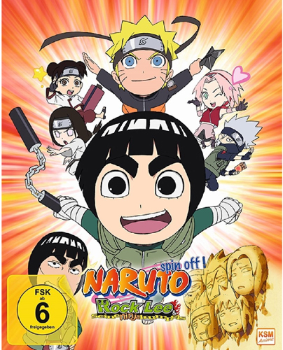Naruto Spin-Off! Rock Lee - 1.1 (BR) SS 
Rock Lee und seine Ninja Kumpels: 01-13
SS = Sammelschuber, 2Disc