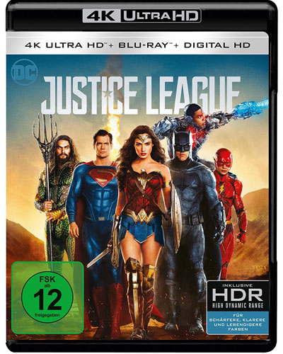 Justice League (UHD)
Min: /DD5.1/WS  4K-Ultra  +UV