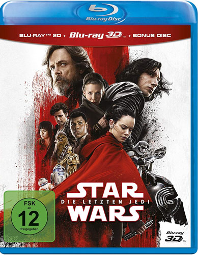 Star Wars #8: Die letzten Jedi (BR) 3D&D
Min: 159/DD5.1/WS 3Disc ersetzt LE