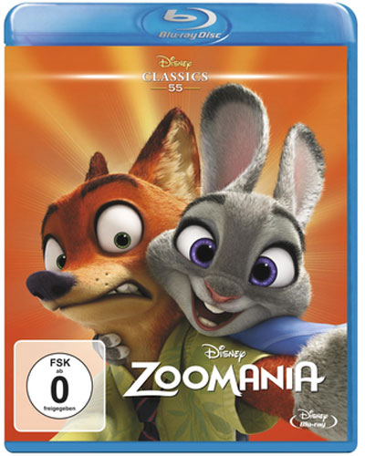 Zoomania (BR)  Disney Classics
Min: 108/DD5.1/WS Ganz schön ausgefuchst