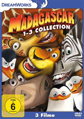 Madagascar 1-3 Collection (DVD) 3Disc
Dreamworks