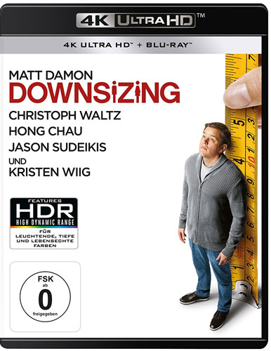 Downsizing (UHD+BR) 2Disc
Min: 140/DD5.1/WS   4K Ultra