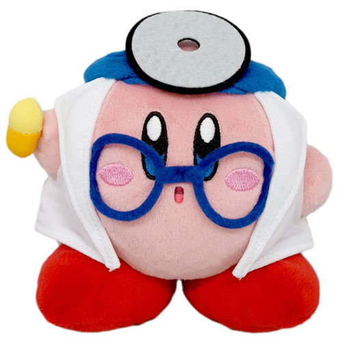 Merc Nintendo Doc Kirby plüsch 12cm