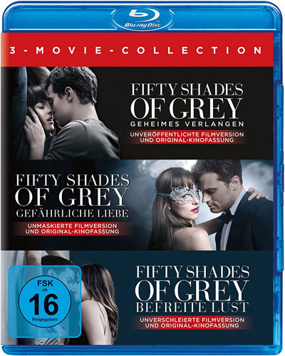 Fifty Shades of Grey  Movie Col. (BR)
3Disc Movie Collection, +UV
