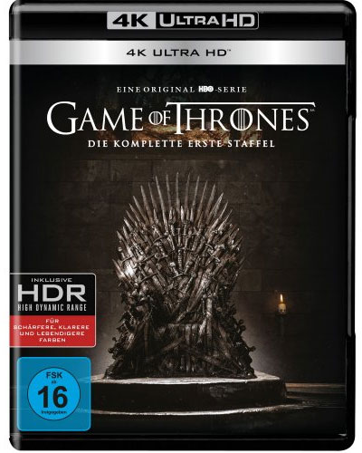 Game of Thrones - kompl. Staffel 1 (UHD)
Min: 562/DD5.1/WS  4Disc