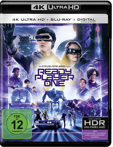 Ready Player One (UHD+BR) 2Disc
Min: /DD5.1/WS  4K-Ultra  +UV