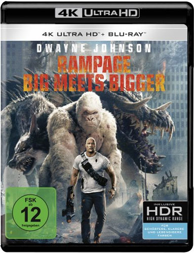 RAMPAGE: BIG MEETS BIGGER (UHD) 2Disc
Min: /DD5.1/WS     4K-Ultra