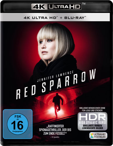 Red Sparrow (UHD+BR) 4K Ultra HD 
Min: 142/DD5.1/WS  2Disc