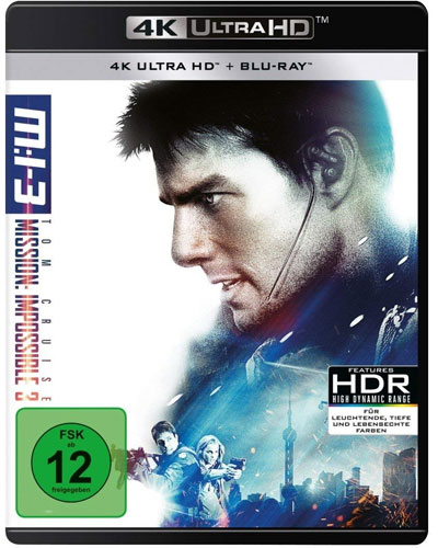 Mission: Impossible 3 (UHD+BR) 4K
Min: 125/DD5.1/HD 2.35:1