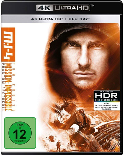 Mission: Impossible 4 (UHD+BR) 4K
Min: 133/DD5.1/WS