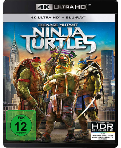 Teenage Mutant Ninja Turtles  (UHD)
Min: 101/DD5.1/WS    4K Ultra