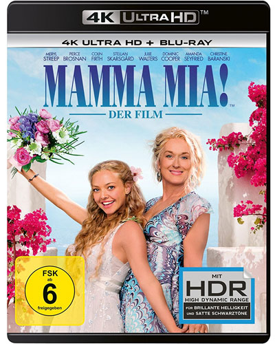 Mamma Mia! #1 (UHD+BR)  2Disc
Min: 108/DD5.1/WS    4K Ultra