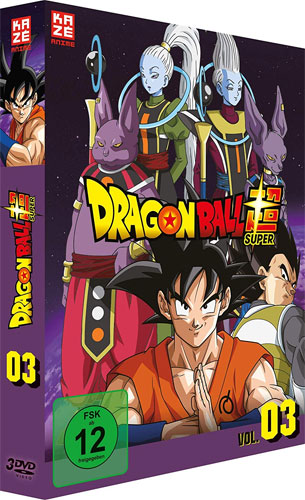 Dragonball Super - 3. Arc (DVD) 3Disc
Universum 6, Episoden 28-46