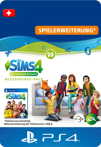 ESD Sims 4 Kids Room Stuff CH Code wird als PDF Datei geliefert