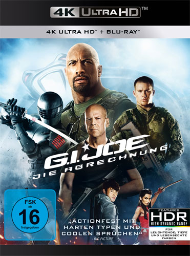 G.I. Joe #2 - Die Abrechnung (UHD+BR)
Min: 123/DD5.1/WS   4K Ultra, 2Disc