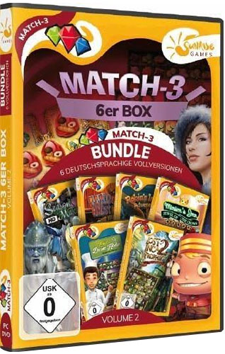 Match 3 6-er Box Vol. 2  PC
SUNRISE