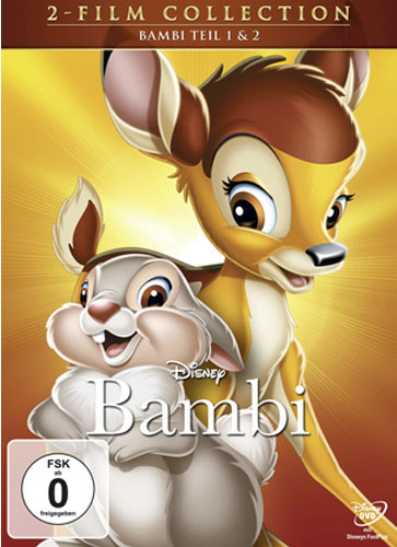 Bambi  1&2 (DVD) DP  Disney Classics
Doppelpack, Slipcase, 2Disc