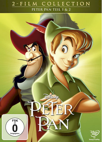 Peter Pan  1&2 (DVD) DP  Disney Classics
Doppelpack, Slipcase, 2Disc