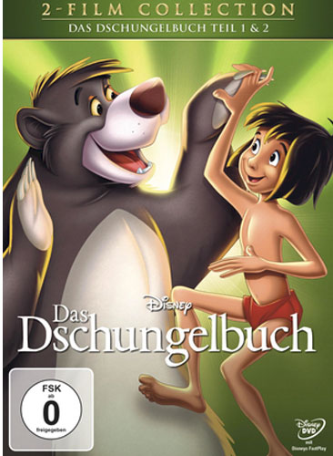 Dschungelbuch  1&2 (DVD) Disney Classics 
Doppelpack, Slipcase, 2Disc