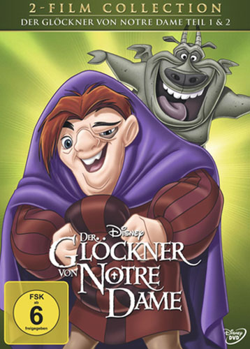 Glöckner von Notre Dame  1&2 (DVD) D.C.
Disney Classics, Doppelpack, Slipcase