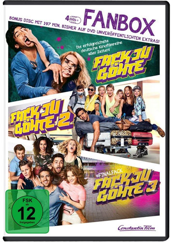 Fack Ju Göhte  1-3 (DVD) FAN-BOX, 4Disc
Min: 536/DD5.1/WS