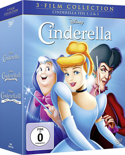 Cinderella - Trilogy (DVD) Disney
Dreierpack, 3Disc