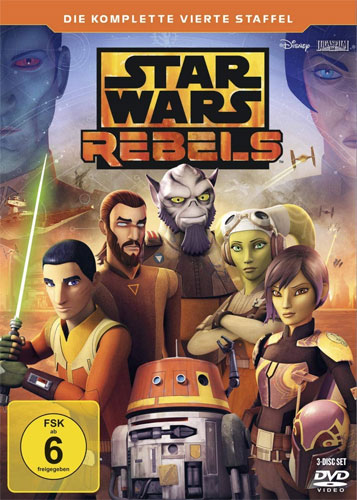 Star Wars Rebels - Staffel #4 (DVD) 3DVD
Min: 339/DD5.1/WS  Komplette 4. Staffel