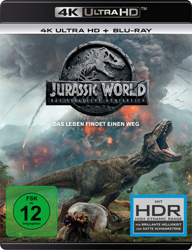 Jurassic World #2 (UHD+BR) 4K  2Disc
Das gefallene Königreich