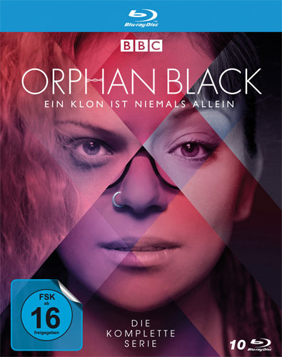 Orphan Black - Kompl. Serie (BR) 10Disc
Min: 2250/DD/WS Staffel 1-5, 50 Episoden