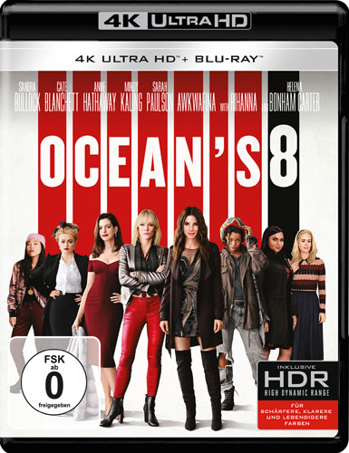 Oceans 8 (UHD+BR)
Min: 114/DD5.1/WS