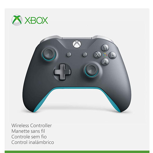 XB-One Controller S org. grey/blue L.E. wireless