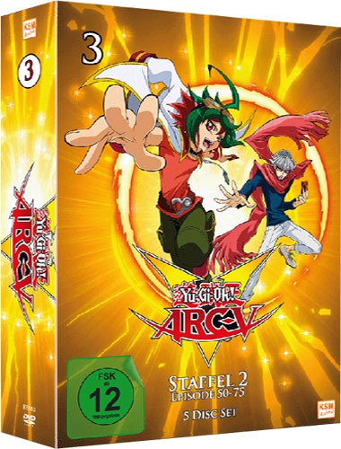 Yu Gi Oh! - Arc-V Staffel 2.1 (DVD) 5DVD
Min: 551/DD/VB  Episoden 50-75