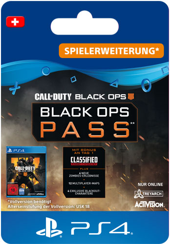 ESD CoD BO4 Black Ops Pass CH Code wird als PDF Datei geliefert Call of Duty Black Ops 4
