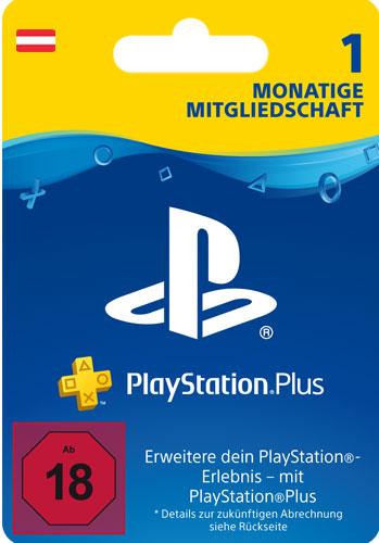 PSN Code 1 Monat NEU AT PlayStation+ Code wird als PDF Datei geliefert PlayStation Network