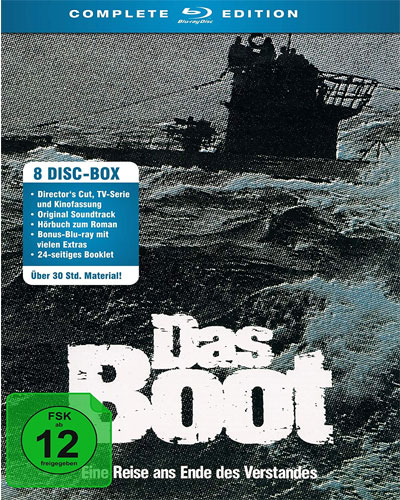 Boot, Das - Complete Edition (BR) 8Disc
Das Original, Digi Pack Schuber