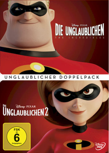 Unglaublichen, Die  1&2 (DVD) Doppelpack 
Min:  /DD5.1/WS     3Disc