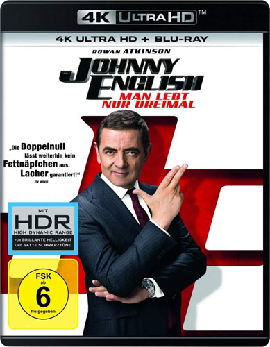 Johnny English-Man lebt nur dreimal(UHD)
4K Ultra 2Disc