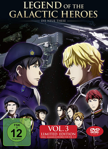 Legend of t.Galactic Heroes: NT #3 (DVD) 
Die Neue These Vol.#3, Min: 96/DD5.1/WS
