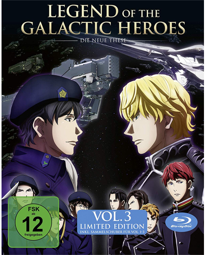 Legend of t.Galactic Heroes: NT #3 (BR)
Die Neue These Vol.#3, Min: 100/DD5.1/WS