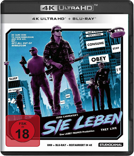 Sie leben! (UHD) 2Disc
Min: 95/DD/WS   4K Ultra HD