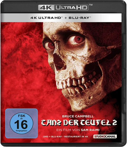 Evil Dead 2 - Tanz d.Teufel 2 (UHD) 2Dis
Min: 84/DD/WS   4K Ultra HD