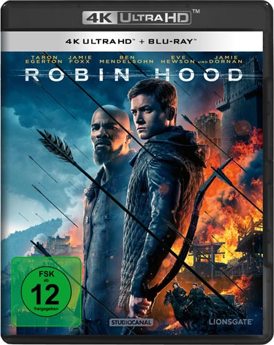 Robin Hood  (UHD+BR) 2018  2Disc
Min: 116/DD5.1/WS   4K Ultra HD