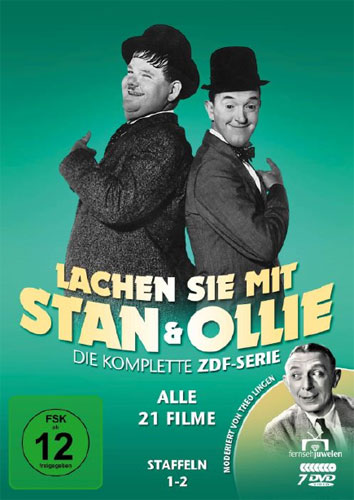 Lachen Sie mit Stan & Ollie BOX (DVD)
Gesamtedition, Alle 21 Filme, 7Disc