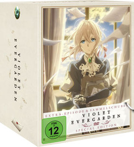 Violet Evergarden - St. 1 (DVD) Extra Ep
Sammelschuber, Limited Special Edition,
Min: 33/DD/WS
